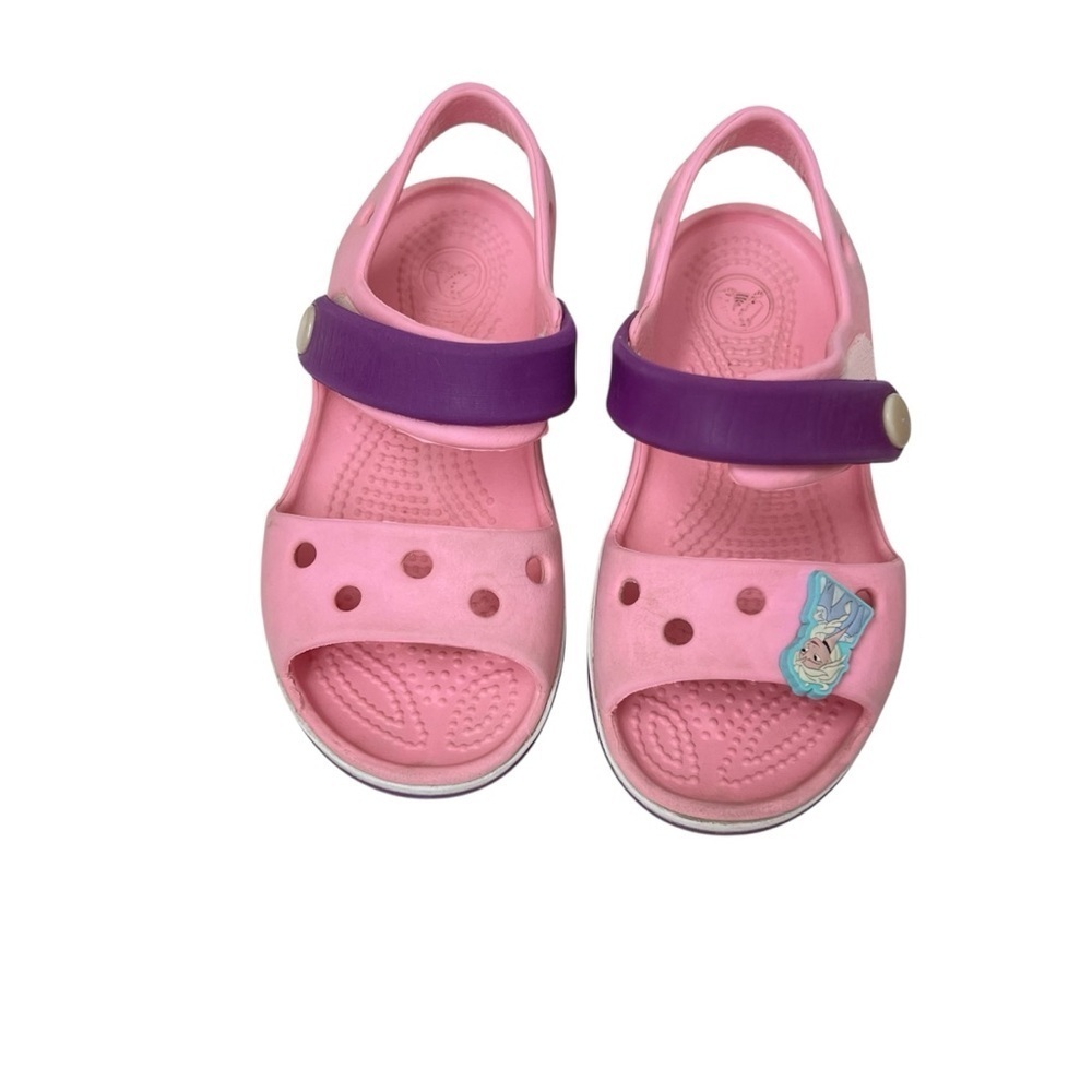Crocs| Kids’ Bayaband Sandal Pink and Purple -Size 9